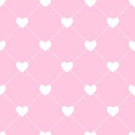 Valentines Day Seamless Hearts Pattern Vector Illustration N9