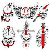 Skull tattoo design N2