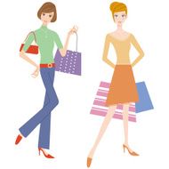 The woman who does shopping