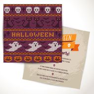 Halloween two sides poster or flyer