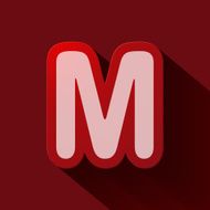 Volume icons alphabet M N7