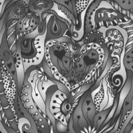 Vector abstract floral decorative background N31