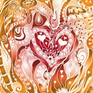 Vector abstract floral decorative background N32