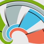 abstract color stripe pattern background N5