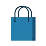 Vector Bag Flat Icon