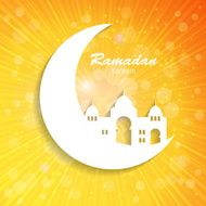 Background for Muslim Community Festival Vector Illustration N69