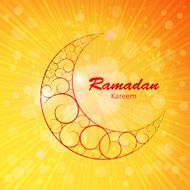 Moon Background for Muslim Community Festival Vector Illustratio N36