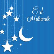 Moon Background for Muslim Community Festival Vector Illustratio N37