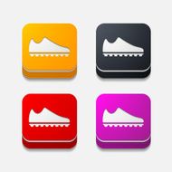 square button sneakers N33