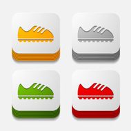 square button sneakers N34