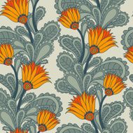 Vintage floral seamless