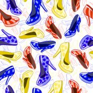Hills shoes pattern