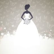 Vector Beautiful Bride N4