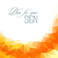 Abstract color triangle background template N2