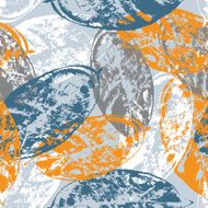 Grunge pattern with leaves on cool background