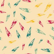 Abstract pattern with leaves on light yellow background