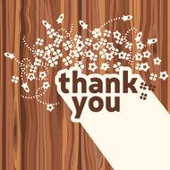 Thank you card design template N2