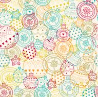 Pattern With Christmas Balls