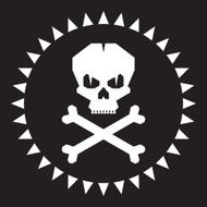 Skull Vector Illustration Original graphic sign