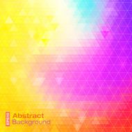 Colorful Bright Geometric Background