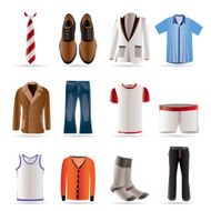 man fashion and clothes icons N2