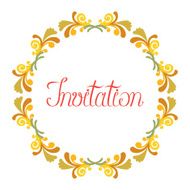 Abstract Frame Invitation