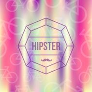 Colorful Hipster blurred background