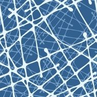 Vector seamless pattern Modern stylish 3d texture of mesh