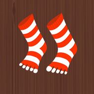 Left and right foot
