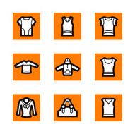 Clothing and Accessories Icons Series N3