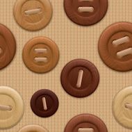 Clothing buttons pattern