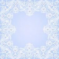 lace floral frame
