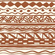 Abstract seamless ethnic pattern hand-painted N2