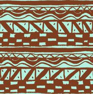Abstract seamless ethnic pattern hand-painted N4