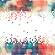 abstract colorful check pattern background N9