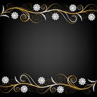 border with pearls N2