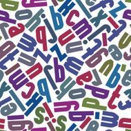 Repeatable letters pattern