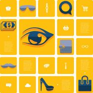 fashion flat infographic N110