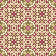 Seamless geometric mandala pattern abstract background