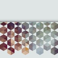 Retro pattern of geometric shapes N36