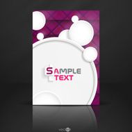 Abstract Background With White Paper Circles N4