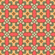 Seamless ornate geometric pattern abstract background N3