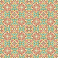 Seamless geometric mandala pattern abstract background N3