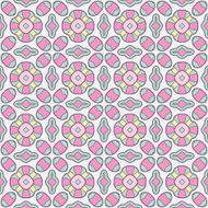 Seamless geometric mandala pattern abstract background N4