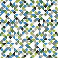 Seamless mosaic pattern vector design