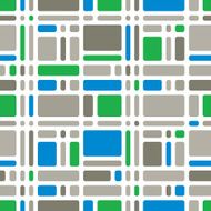 Mosaic tiles seamless pattern vector background