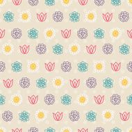 floral seamless pattern N295