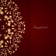 Elegant background with lace ornament N4