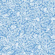Abstract Vector Hand Drawn Seamless Pattern N5
