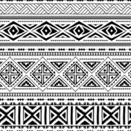 Ethnic ornamental textile seamless pattern N27